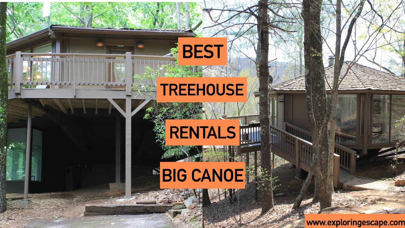 Best Big Canoe Treehouse Rentals