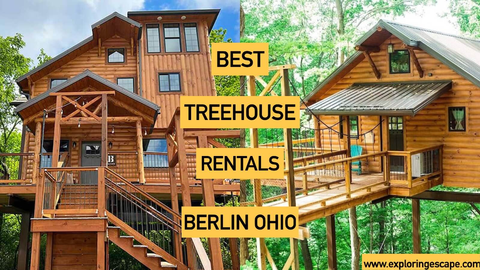 Best Treehouse Rentals in Berlin Ohio